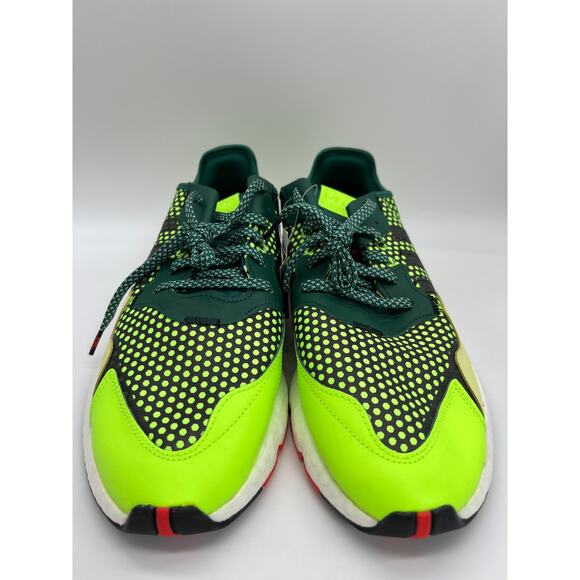 Adidas Nite Jogger Sneakers Green/White 3M Reflective EF5406 Men’s Size 12 NWT - Picture 7 of 16